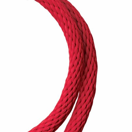 LEHIGH GROUP/CRAWFORD PROD SecureLine Derby Rope, 1/2 in Dia, 35 ft L, 213 lb Working Load, Polypropylene, Red RSBP235W